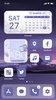 Wow Very Peri Theme, Icon Pack screenshot 8