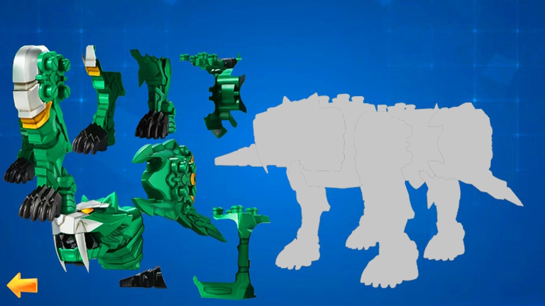 Fury Ranger Dino Robot Zord Puzzle - Preview 3