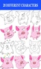 Coloring Book pig Peppa for Kids screenshot 1