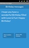 Birthday messages screenshot 1