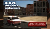 Ambulance Driver Rescue 3D Sim screenshot 2