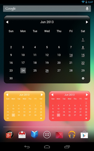 My Month Calendar Widget Lite - Preview 3