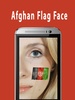 Flag Face Photo Frame AFGHAN screenshot 1
