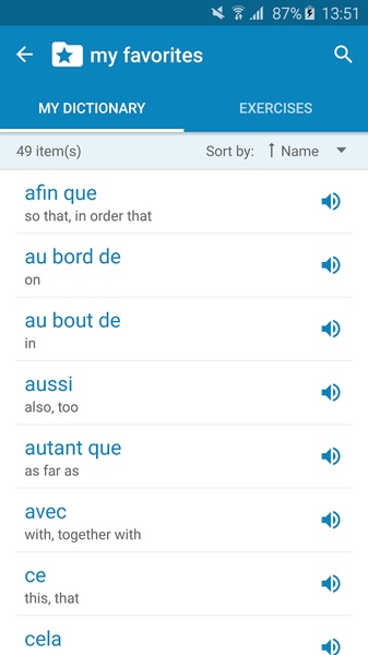 FR-EN Dictionary - Preview 2