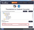 SysBud Thunderbird to Outlook Converter screenshot 2
