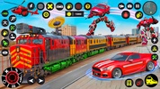 Train Robot Transport Tranformation Games screenshot 1