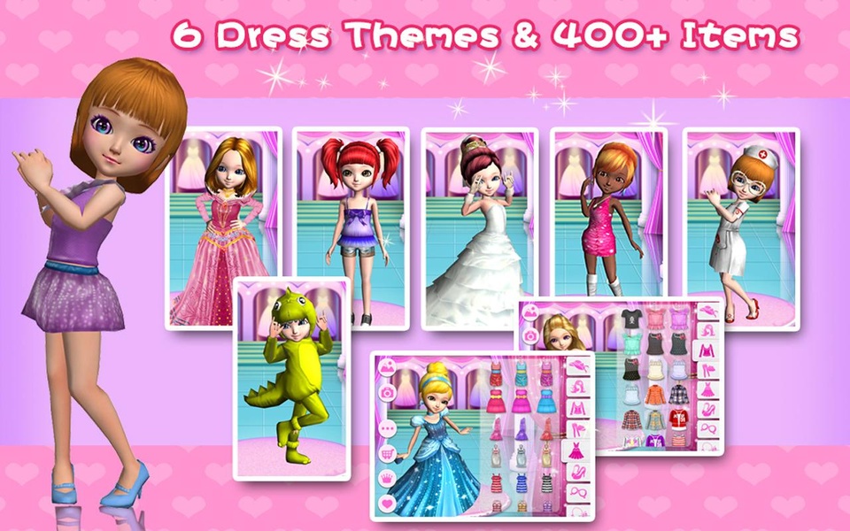 princess dress up 3d Coco Dress Up 3D for Android