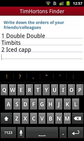 TimHortons Finder - Preview 2