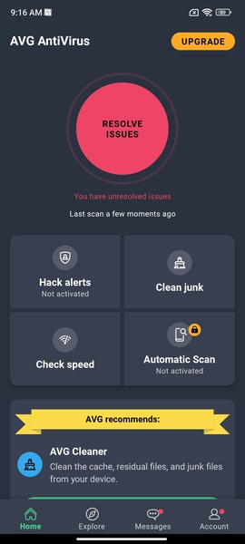 AVG AntiVirus - Preview 3