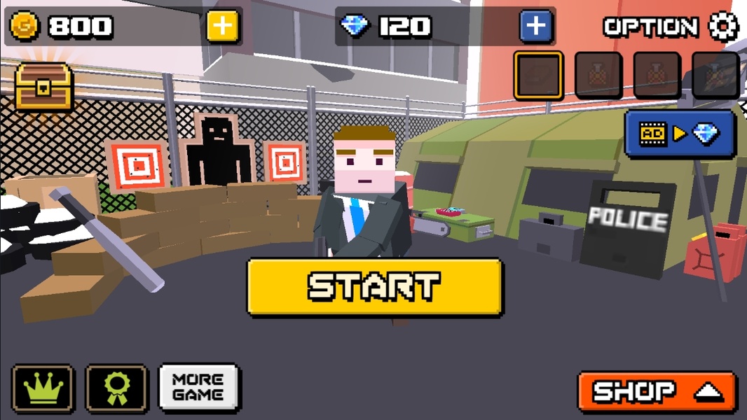 Cube Zombie Hunter - Preview 1