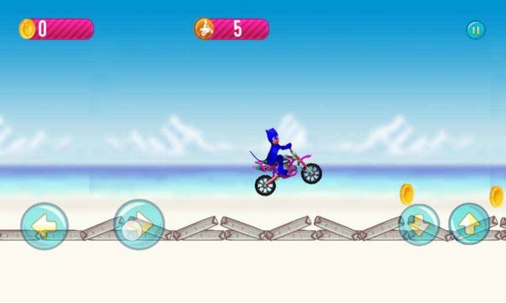 The Crazy pj drive MotoBike mask run - Preview 3