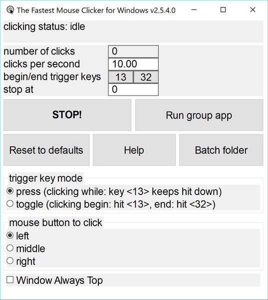 Auto Clicker for Windows - Download it from Uptodown for free