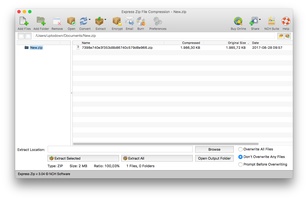 Express Zip Free File Compression for Mac screenshot 2