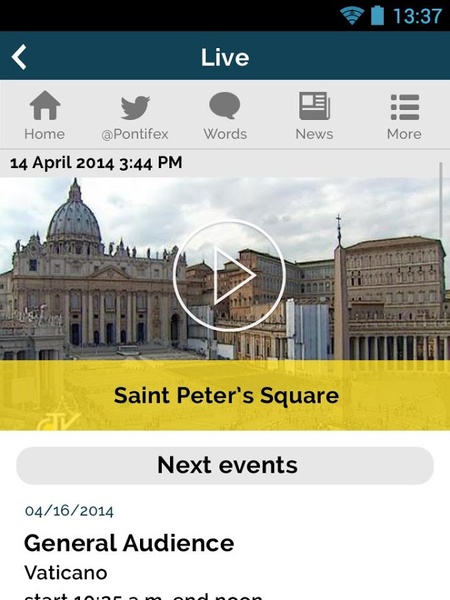 ThePopeApp - Preview 3