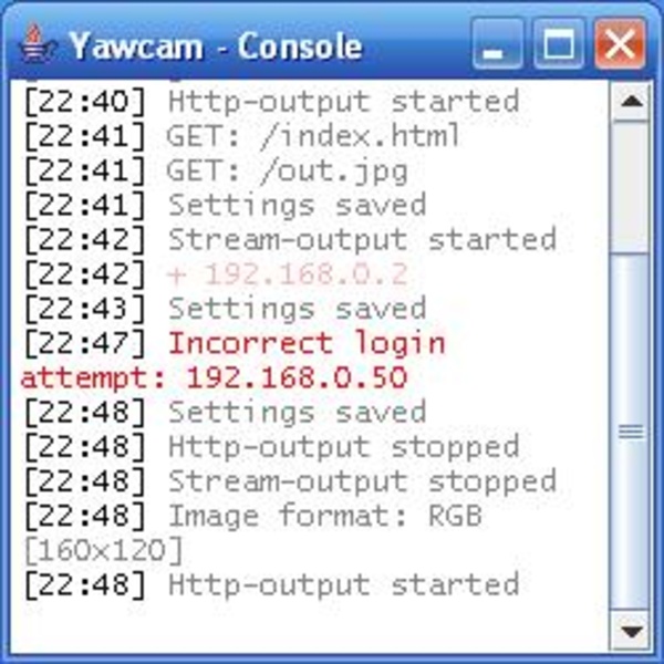 Yawcam for Windows Download it from Uptodown for free