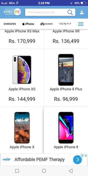 PriceOye Mobile Prices Pakistan - Preview 1