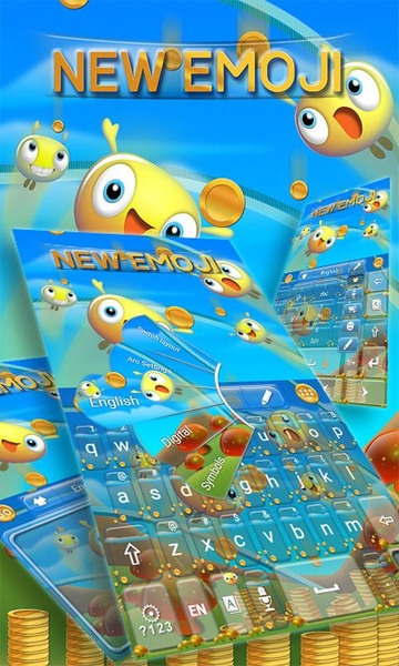 New Emoji GO Keyboard theme - Preview 6