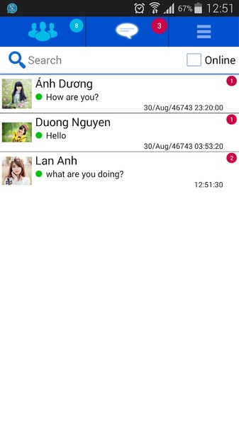 xFace-Facebook Chat - Preview 2