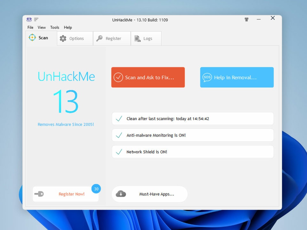 UnHackMe 13.20 for Windows - Download
