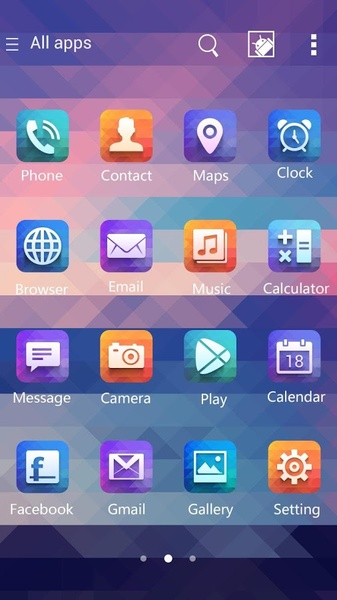 Masec GOLauncher EX Theme - Preview 4