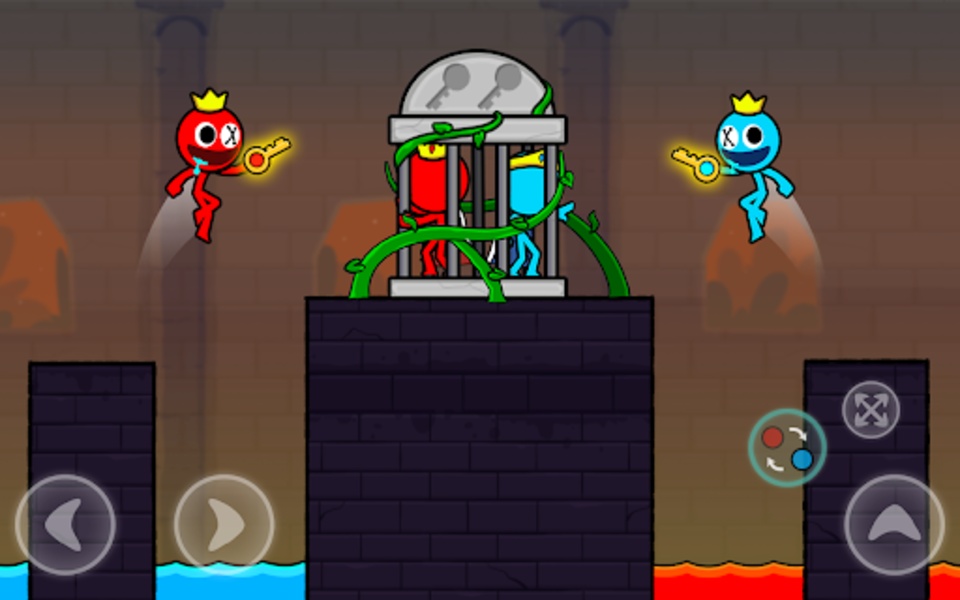 Red and Blue Stickman 2 - Preview 1