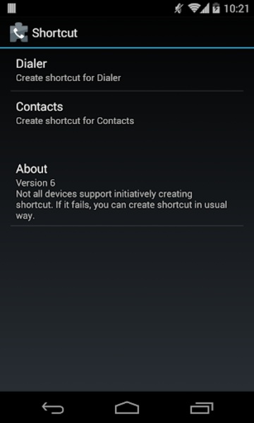 exDialer Shortcut Plugin - Preview 2