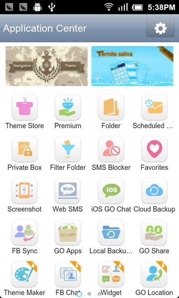 GO SMS Pro Grey Theme - Preview 5