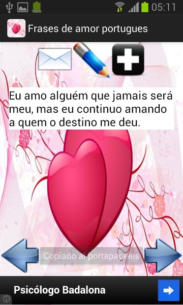 Frases de amor portuguese - Preview 4
