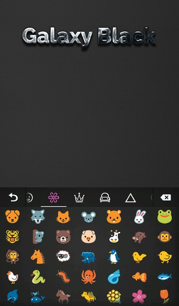 Samsung Galaxy Black Keyboard - Preview 2