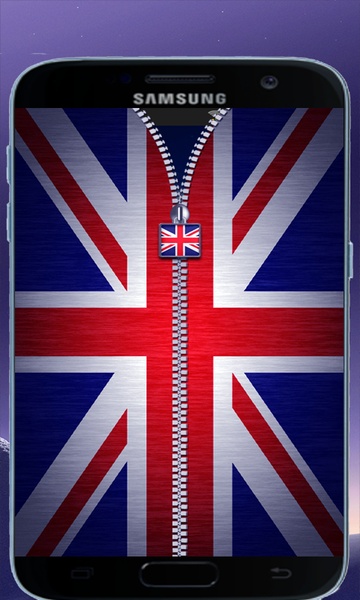 UK Flag Zipper Lock Screen - Preview 5