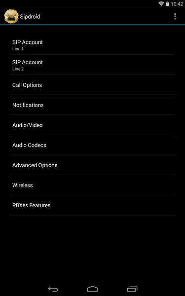 Sipdroid - Preview 5