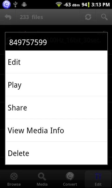 Android Audio Editor - Preview 5