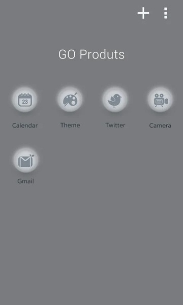 During GOLauncher EX Theme - Preview 1