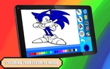 Soni Coloring Cartoon Blue screenshot 2