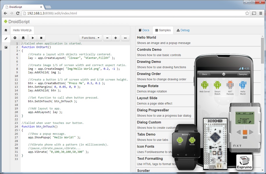 DroidScript - Preview 1