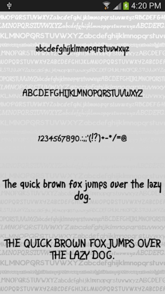 Handwritten Free Font Theme - Preview 1