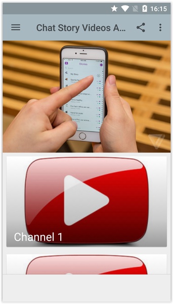 Chat Story Videos App - Preview 1