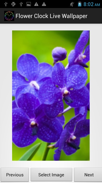Flower Clock Live Wallpaper - Preview 3
