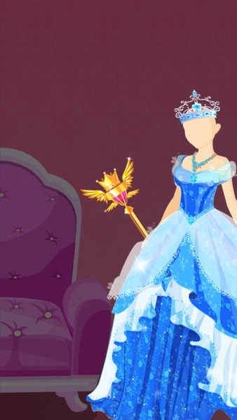open lace back dress Little Panda: Princess Party