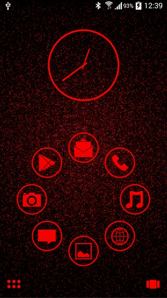 Holo Red Theme - Preview 3