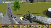 Gunship Thief Attack:Bike Race screenshot 5