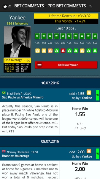 Bet Comments - Preview 1