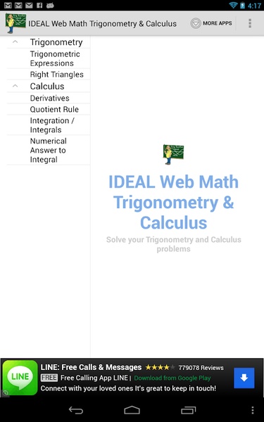 IDEAL Web Math Trigonometry & Calculus - Preview 4