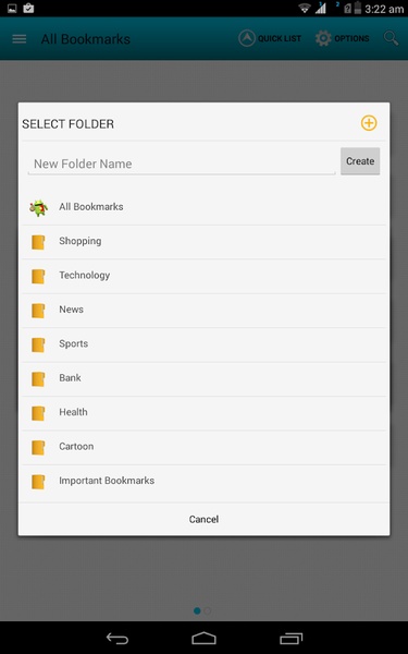 Bookmark App - Preview 1