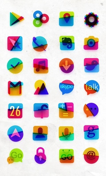Color Evil GOLauncher EX Theme - Preview 2