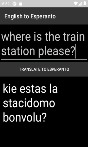 English to Esperanto Translator - Preview 2