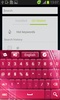 Pink Keyboard Fancy GO Theme screenshot 3