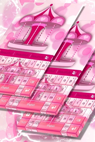 Pink Carousel Keyboard - Preview 5