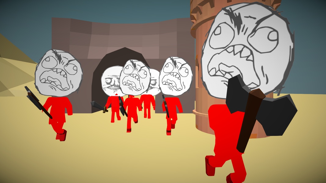 Stickman Meme Warrior Rage Simulator - Preview 2