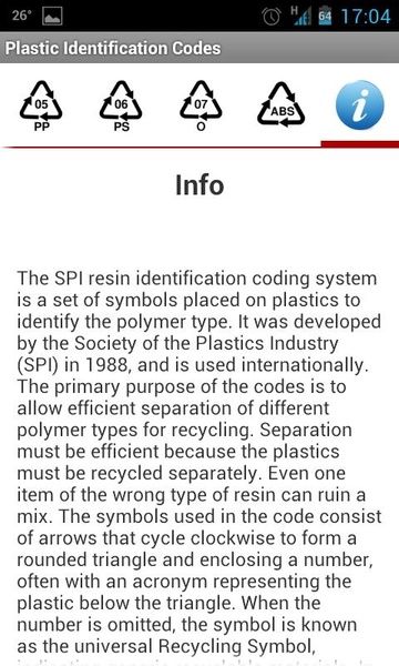 Plastic Identification Codes - Preview 1